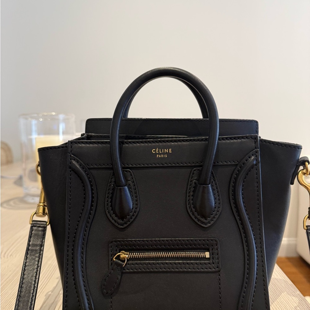 Black Leather Handbag